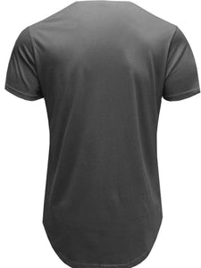 Men's Basic Curved Hem T-Shirt