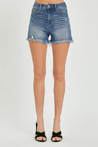 RISEN High Rise Side Slit Shorts